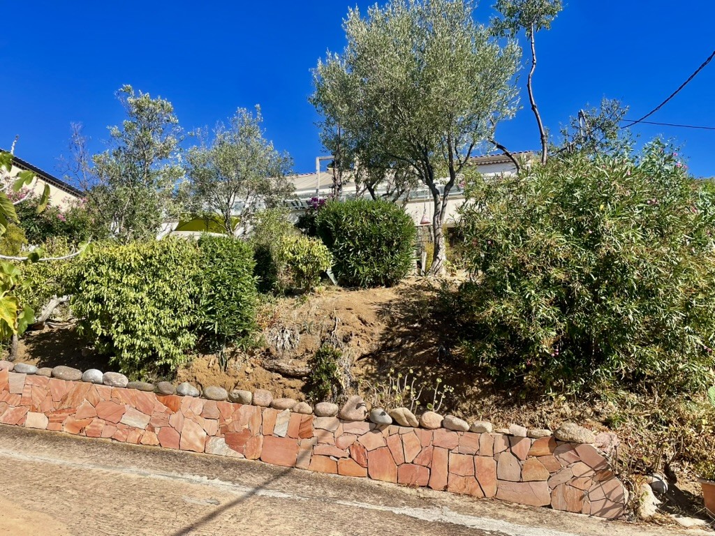Muret et jardin de Villa Montalbo